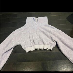 BDG White and Red Detail Sweater